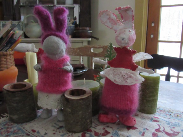 " Rabbits in the making "